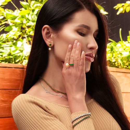 Pearl & Emerald Ring Muses