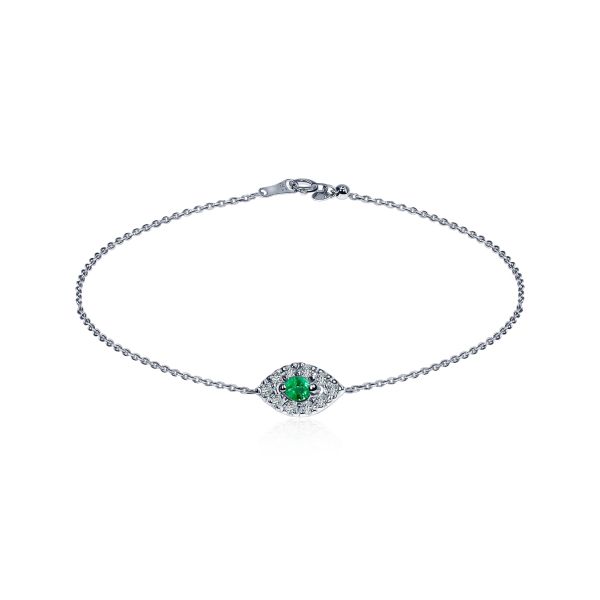Emerald & Diamond Bracelet Green Parki