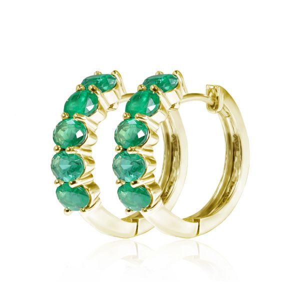 Emerald Earrings Bootes