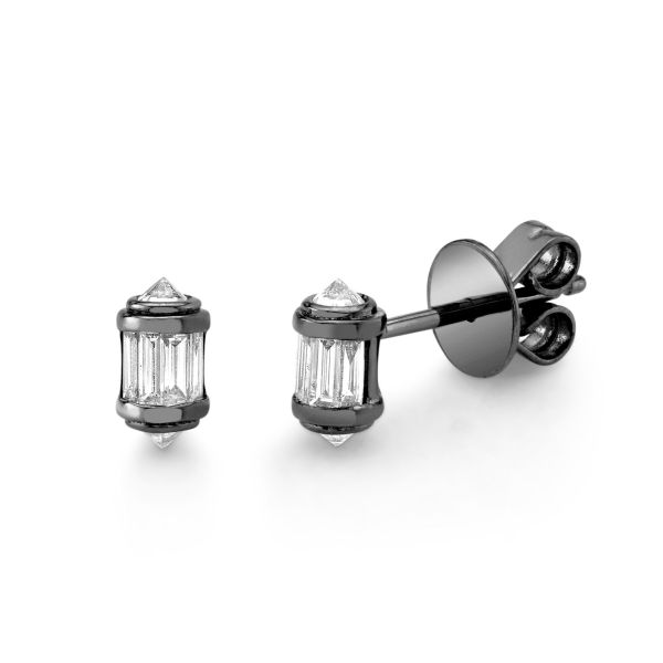 DIAMOND RIPPLE STUDS