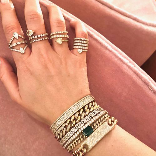 YELLOW DIAMOND HEART SPIRAL RING