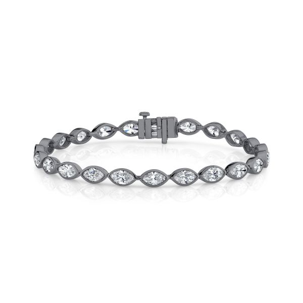 DIAMOND MARQUISE EAST WEST TENNIS BRACELET