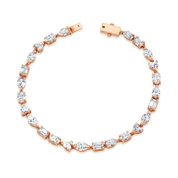 MINI MIXED DIAMOND TENNIS BRACELET