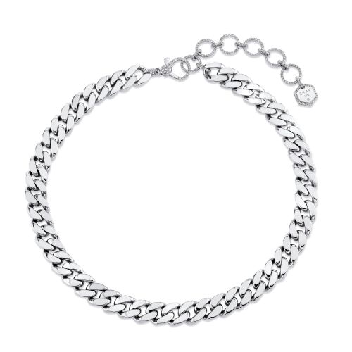 SOLID GOLD FLAT ESSENTIAL LINK NECKLACE