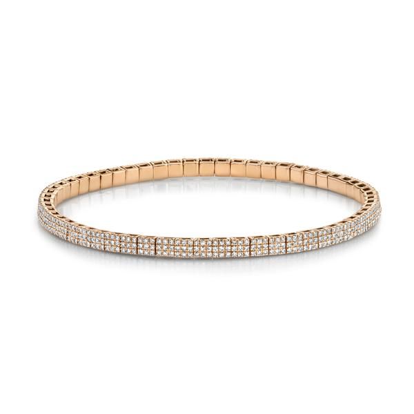 DIAMOND PAVE SQUARE STRETCH BRACELET