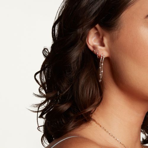 DIAMOND BAGUETTE MINI HUGGIES