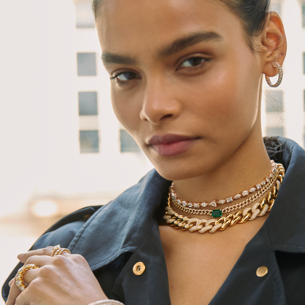 DIAMOND 3 SIDED HOOPS