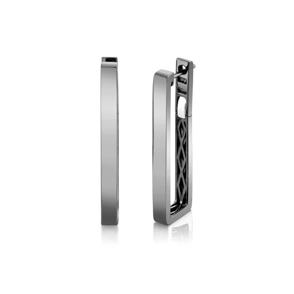 SOLID GOLD LONG DECO LINK HUGGIES