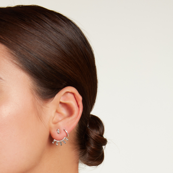 DIAMOND BAGUETTE MINI HUGGIES