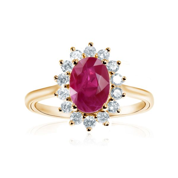 Ruby & Diamond Ring Leto