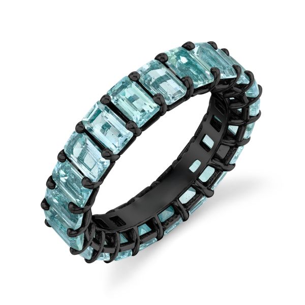 AQUAMARINE ETERNITY BAND