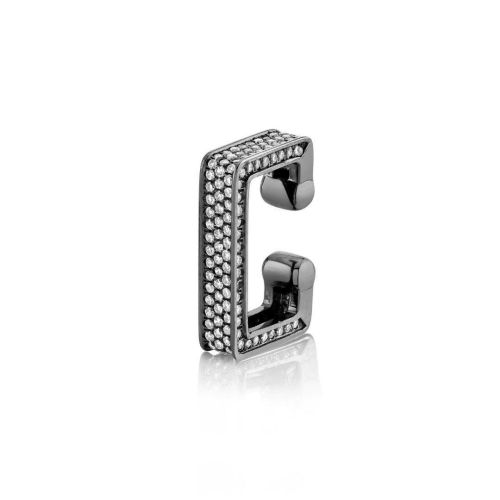 DIAMOND PAVE DECO LINK EAR CUFF