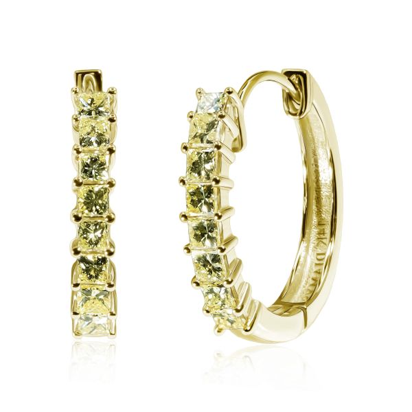 Diamond Earrings Gold Pictor