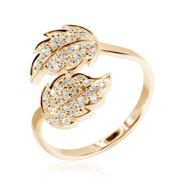 Diamond Ring Leaves