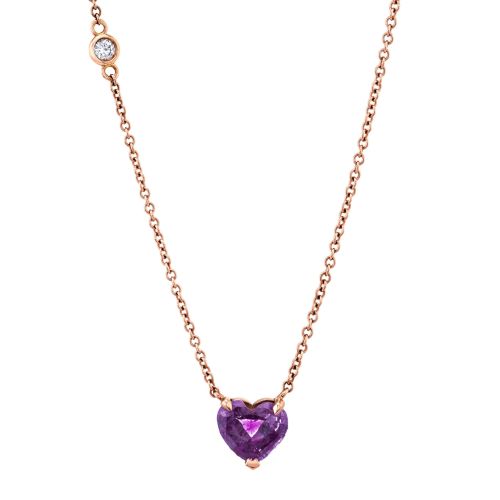 LIMITED EDITION AMETHYST HEART NECKLACE