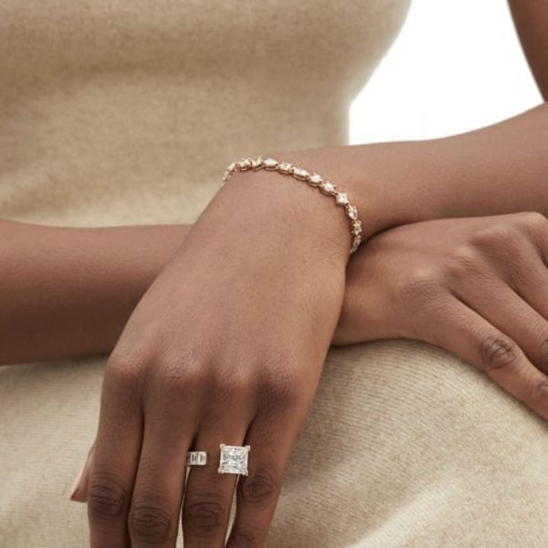 MIXED DIAMOND TENNIS BRACELET