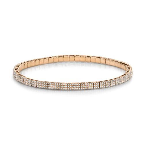 DIAMOND PAVE SQUARE STRETCH BRACELET