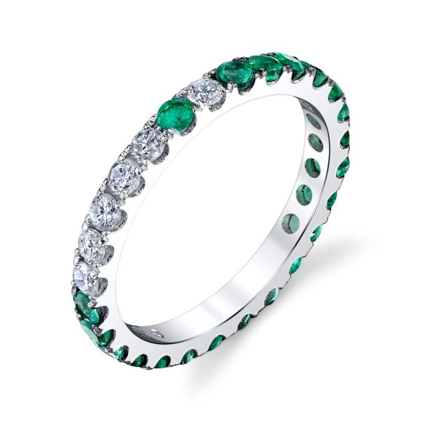 RUBY OMBRE ETERNITY BAND