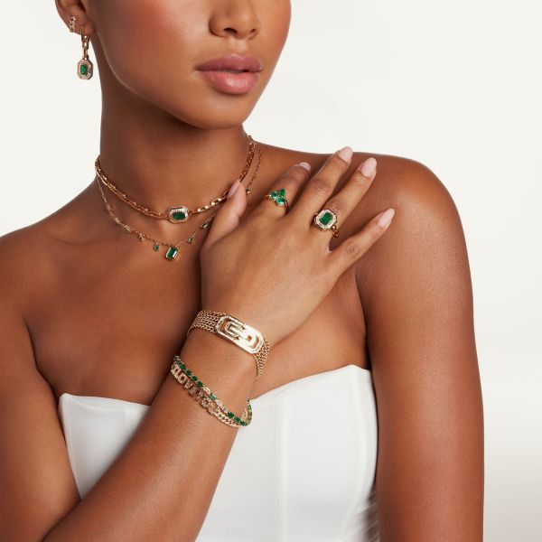 EMERALD & DIAMOND HALO MINI DECO RING