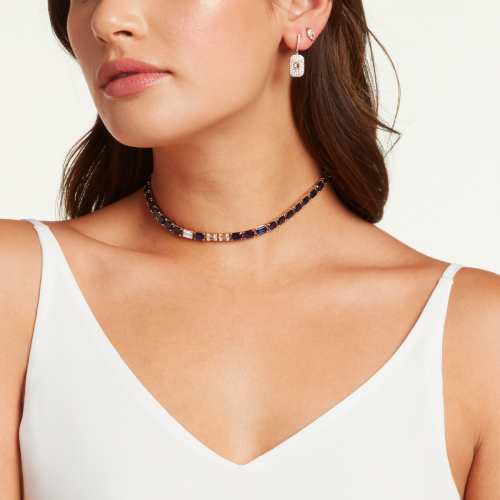 READY TO SHIP DIAMOND PAVE BAGUETTE DROP EARRINGS