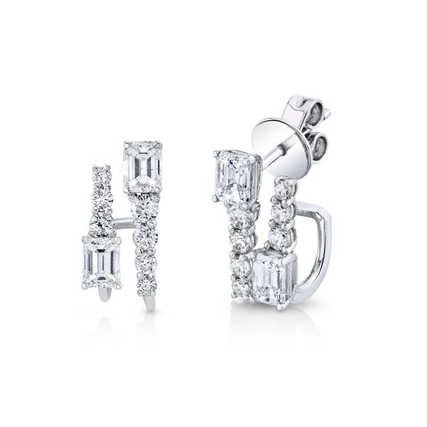 READY TO SHIP MIXED DIAMOND DOUBLE STICK STUDS