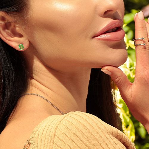 Emerald Earrings Terra