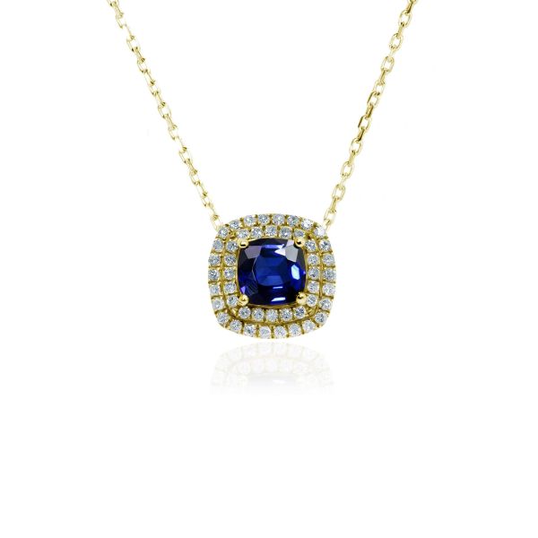Sapphire & Diamond Necklace Eos