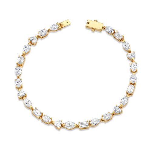 MINI MIXED DIAMOND TENNIS BRACELET