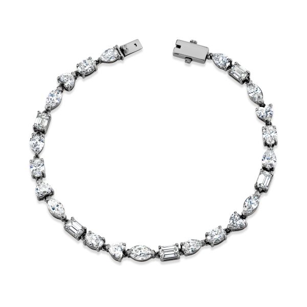 MINI MIXED DIAMOND TENNIS BRACELET