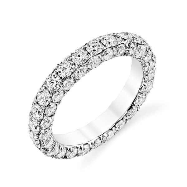 DIAMOND 3 SIDED ETERNITY BAND