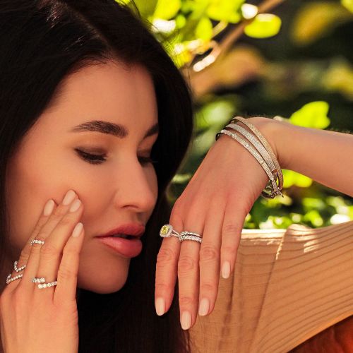 Emerald & Diamond Bracelet Mysterious Forest