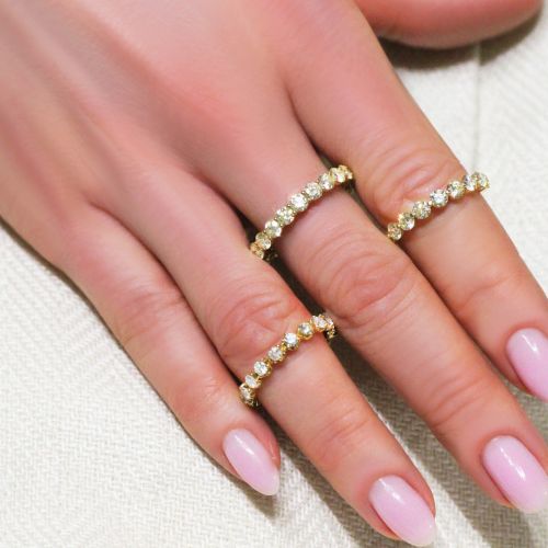 Yellow Diamonds Ring Carina