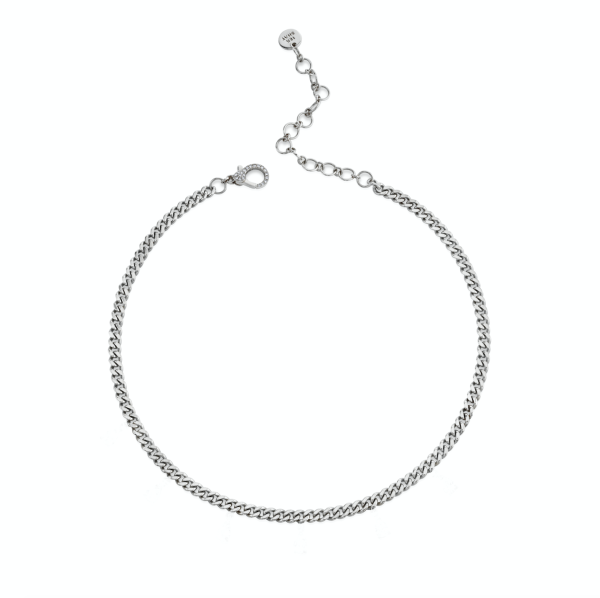 SOLID GOLD BABY LINK CHOKER