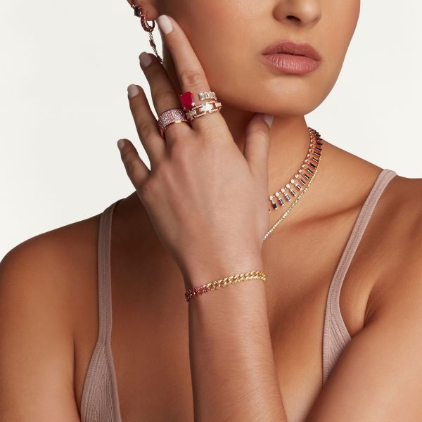 FLOATING RUBY & DIAMOND RING