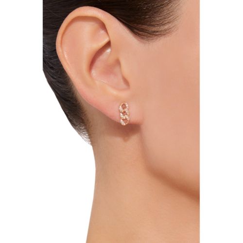 SINGLE DIAMOND PAVE LINK STUD