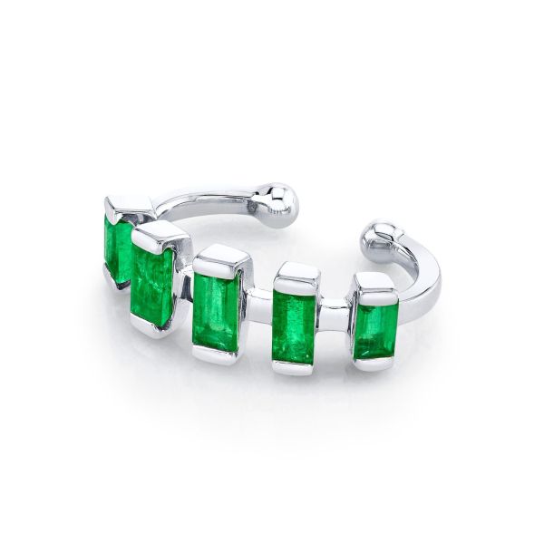 EMERALD DASH EAR CUFF
