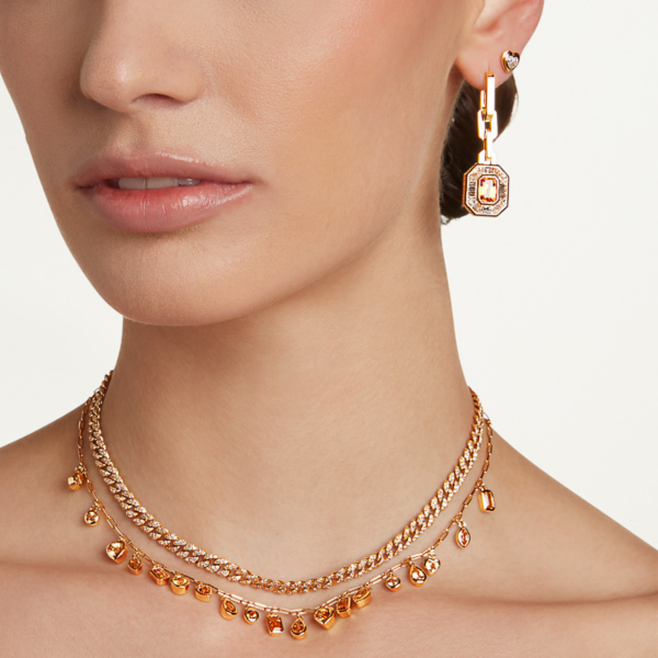 YELLOW SAPPHIRE & DIAMOND HALO MINI DECO DROP EARRINGS