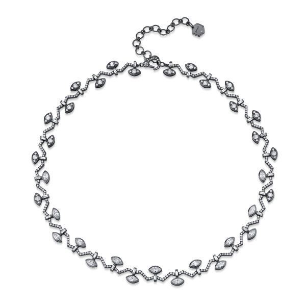 DIAMOND MARQUISE VINE NECKLACE