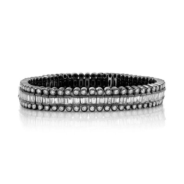 DIAMOND DOT SCALES STRETCH BRACELET