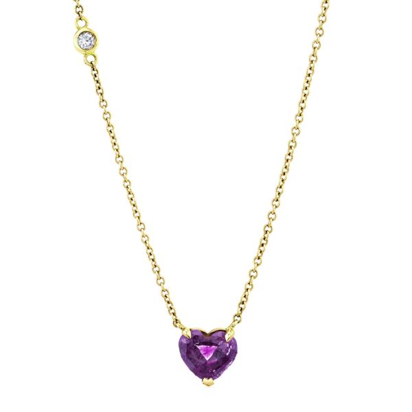 LIMITED EDITION AMETHYST HEART NECKLACE