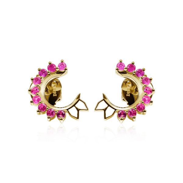 Pink Sapphires Earrings Argo