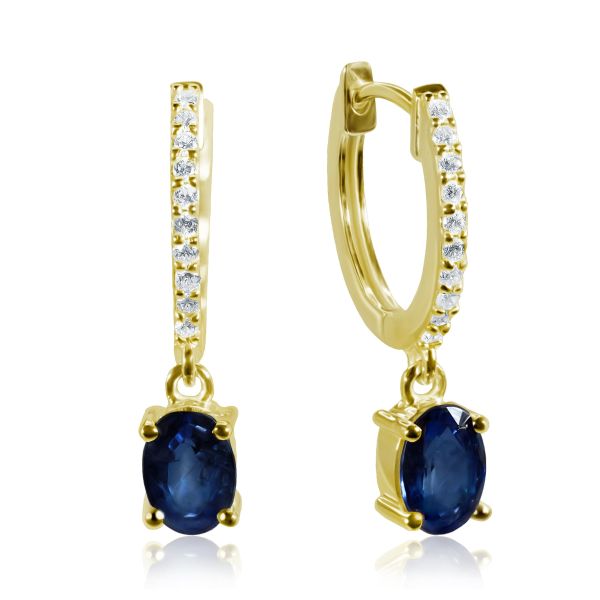Sapphire & Diamond Earrings Aquilon