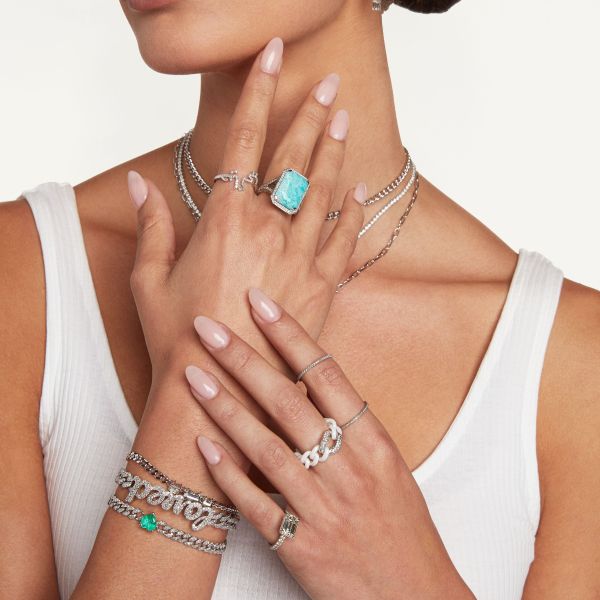 AMAZONITE PORTRAIT GEMSTONE RING