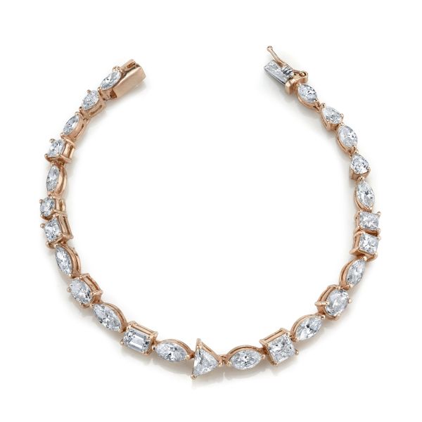 MIXED DIAMOND TENNIS BRACELET