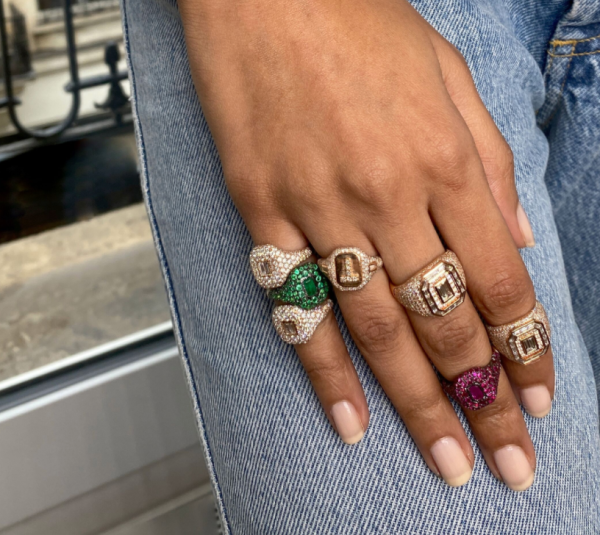 DIAMOND BAGUETTE PAVE RING