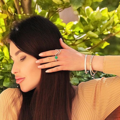 Emerald & Diamond Ring Panacea