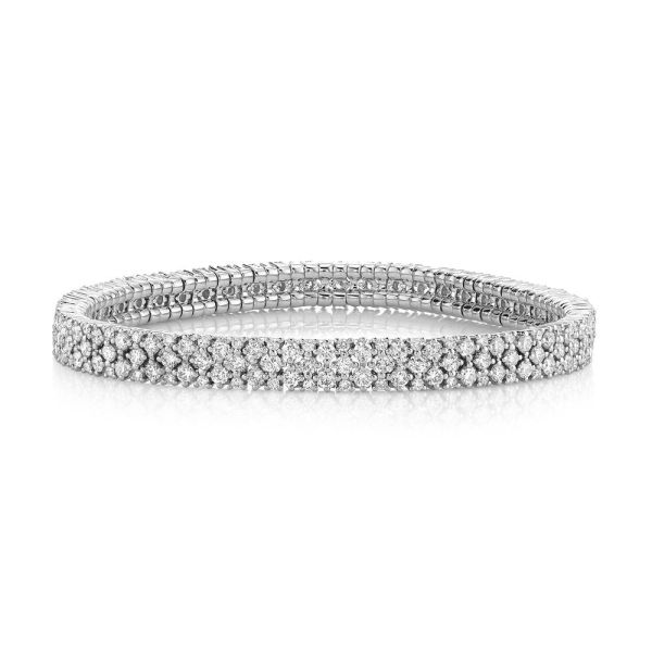 DIAMOND MESH STRETCH BRACELET
