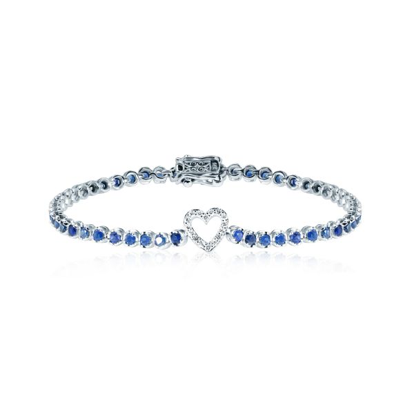 Sapphire & Diamond Bracelet Sunrise