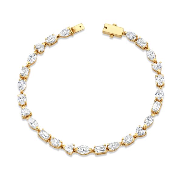 MINI MIXED DIAMOND TENNIS BRACELET