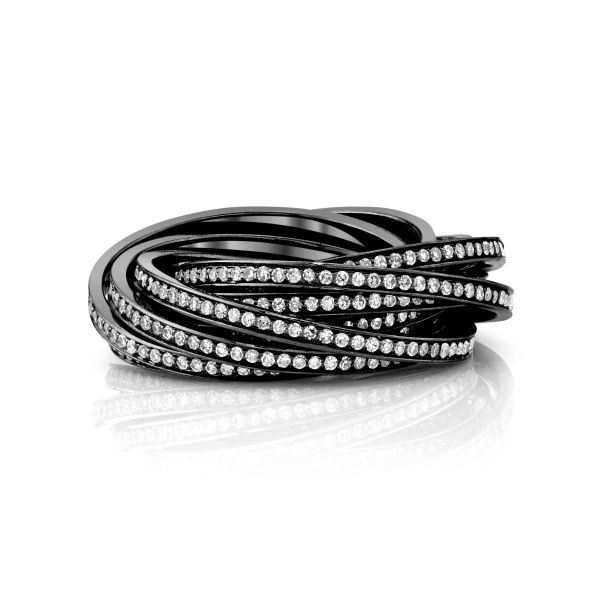 DIAMOND ROLLING ORBIT RING